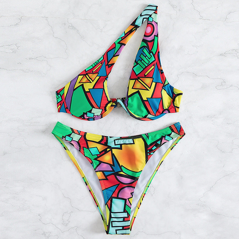 Ladies Split Swimsuit