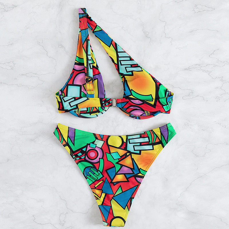 Ladies Split Swimsuit