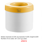 Portable 2 In 1 Ice Bucket Mold With Lid Space Saving Cube Maker