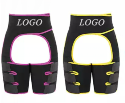 Sports Waist Belt Adjustable One-piece Girdle with Leg Straps