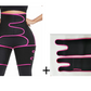 Sports Waist Belt Adjustable One-piece Girdle with Leg Straps