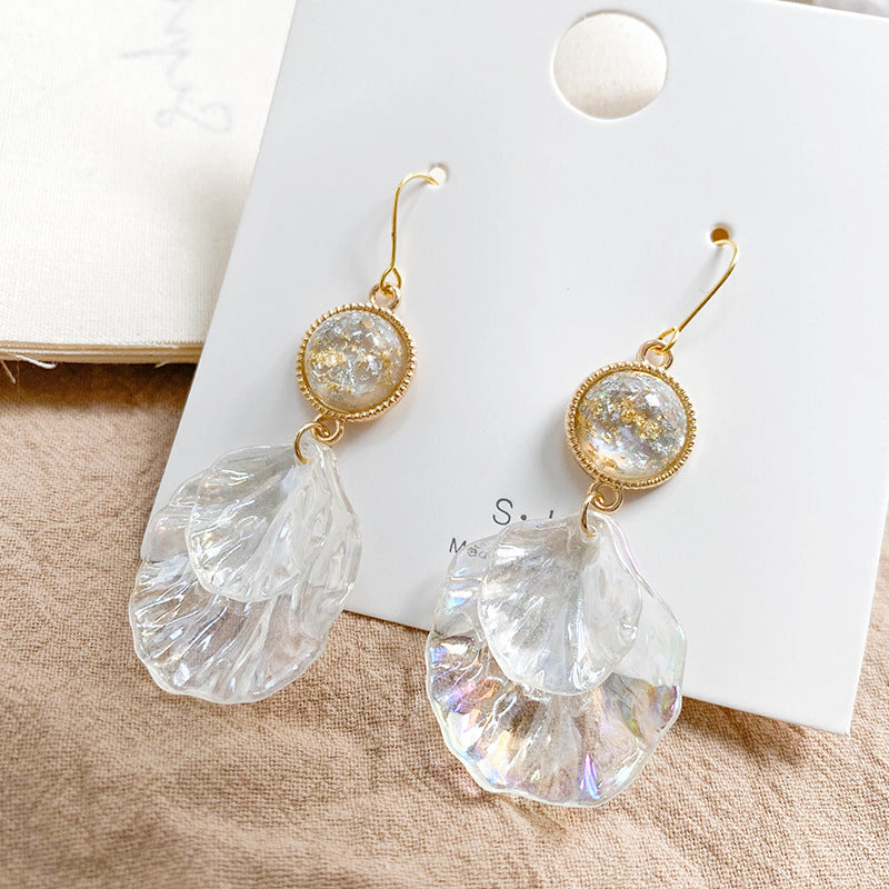 Acrylic Sea Shell Earrings