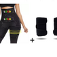 Sports Waist Belt Adjustable One-piece Girdle with Leg Straps