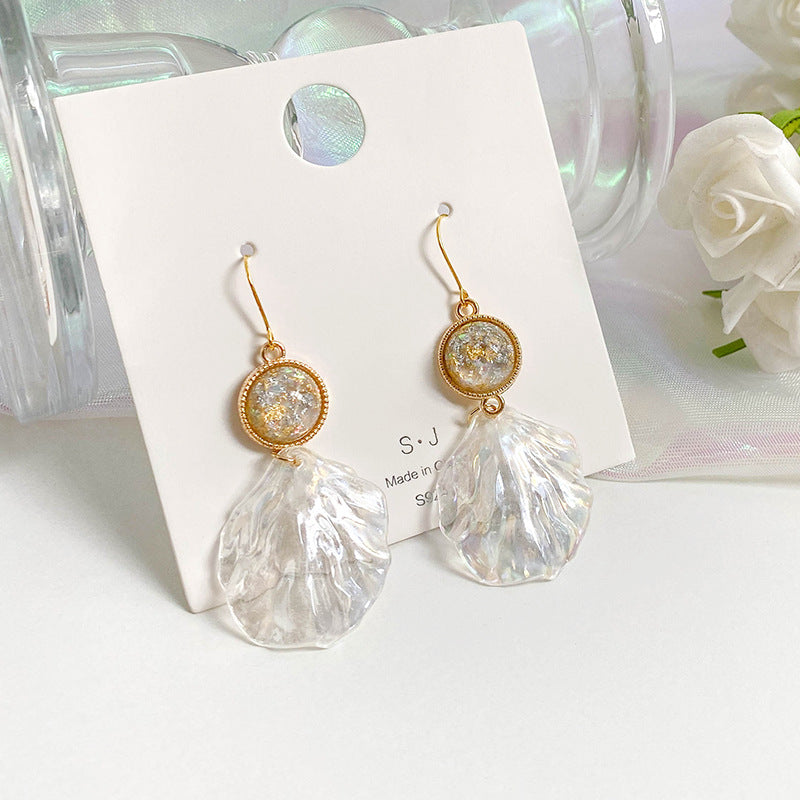 Acrylic Sea Shell Earrings