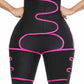 Sports Waist Belt Adjustable One-piece Girdle with Leg Straps