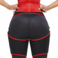 Sports Waist Belt Adjustable One-piece Girdle with Leg Straps