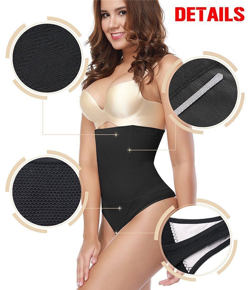 Tummy Control Panties Wedding Dress G-string Body Shaper High Waist Trainer